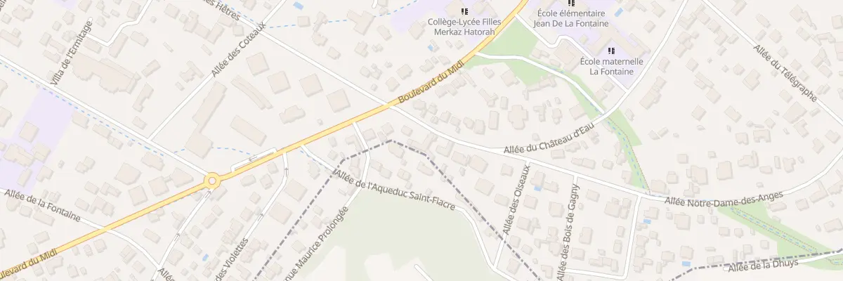 Plan du 4B All Notre Dame des Anges au Raincy