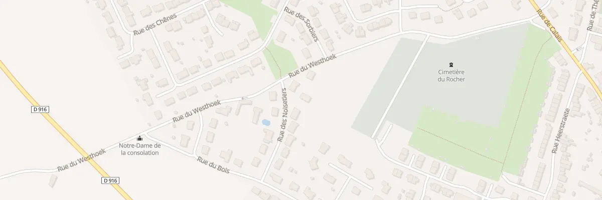 Plan du 3 Rue des Noisetiers à Hazebrouck