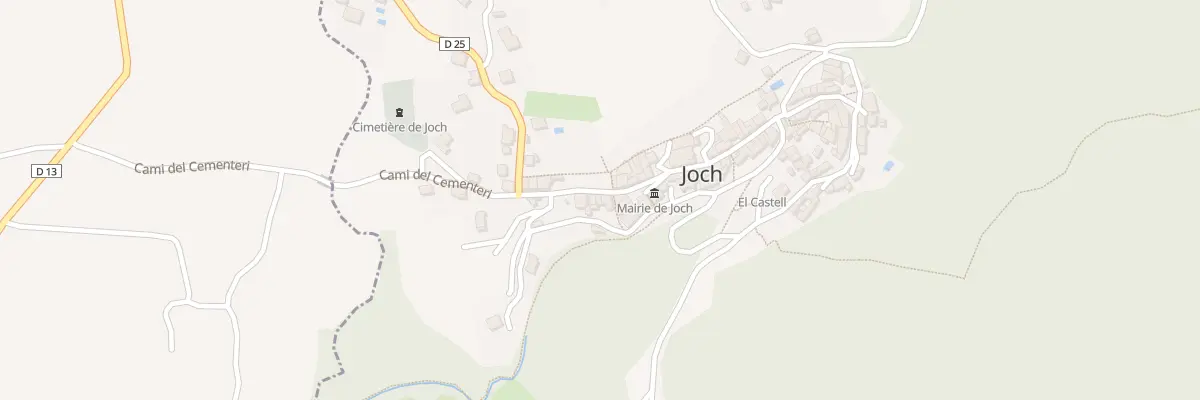 Plan du 25 Le Village à Joch