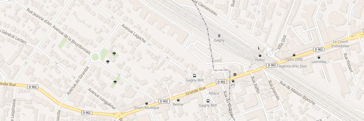 Plan du 14 Av Lagache à Villemomble