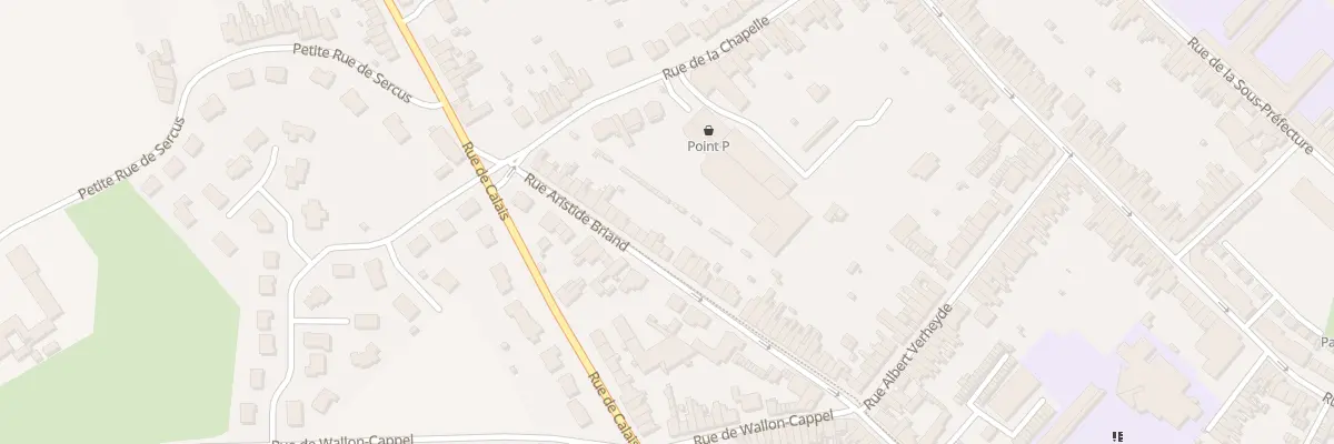 Plan du 164 Rue Aristide Briand à Hazebrouck