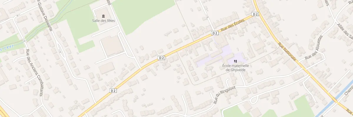 Plan du 31 Rue des Ecoles à Ghyvelde