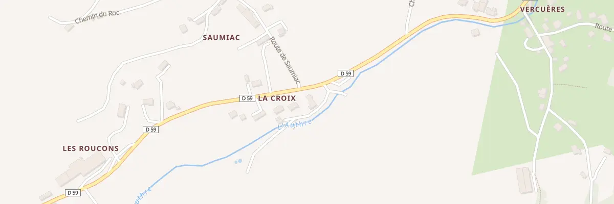 Plan du 1 La Croix à Laroquevieille