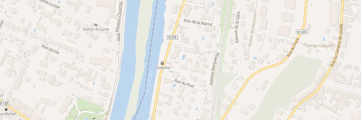 Plan du 20 Rue de Champigny à Chennevières-sur-Marne