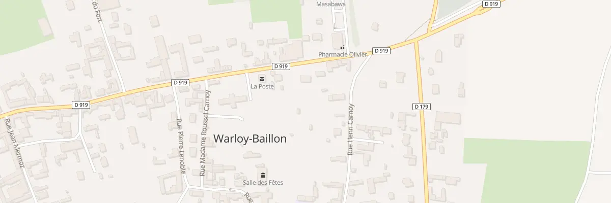 Plan du 5B Rue du Gal Leclerc à Warloy-Baillon