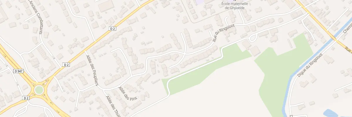 Plan du 27 Rue du Ringsloot Ghyvelde à Ghyvelde