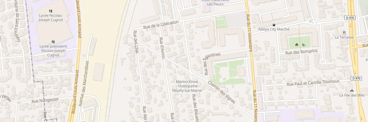 Plan du 33B Rue des Bleuets à Neuilly-sur-Marne