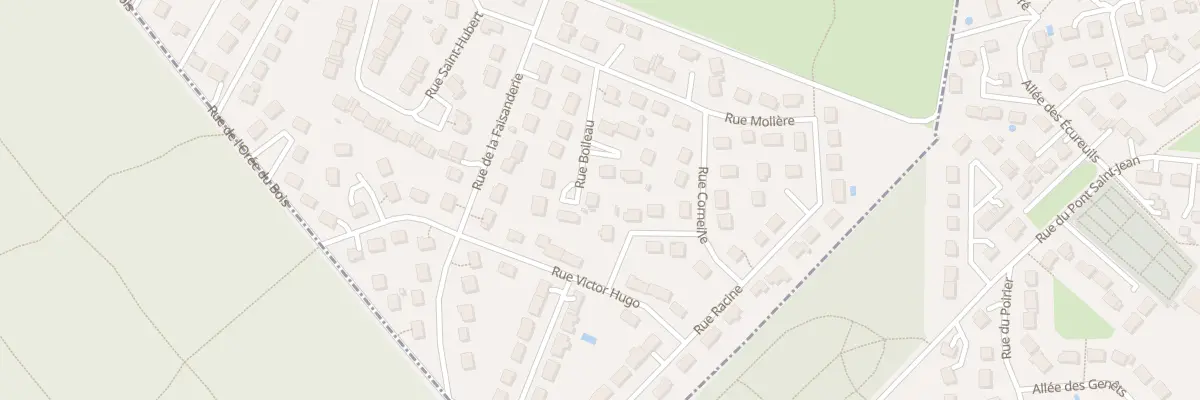 Plan du 13 Rue Boileau à Orry-la-Ville