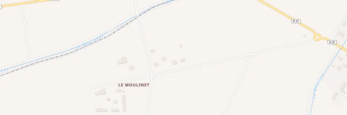 Plan du 2 Le Moulinet à Lorcy