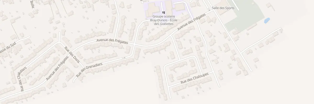 Plan du 70 Av des Frégates à Bray-Dunes