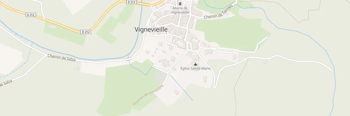 Plan du 2 Rue Berles à Vignevieille