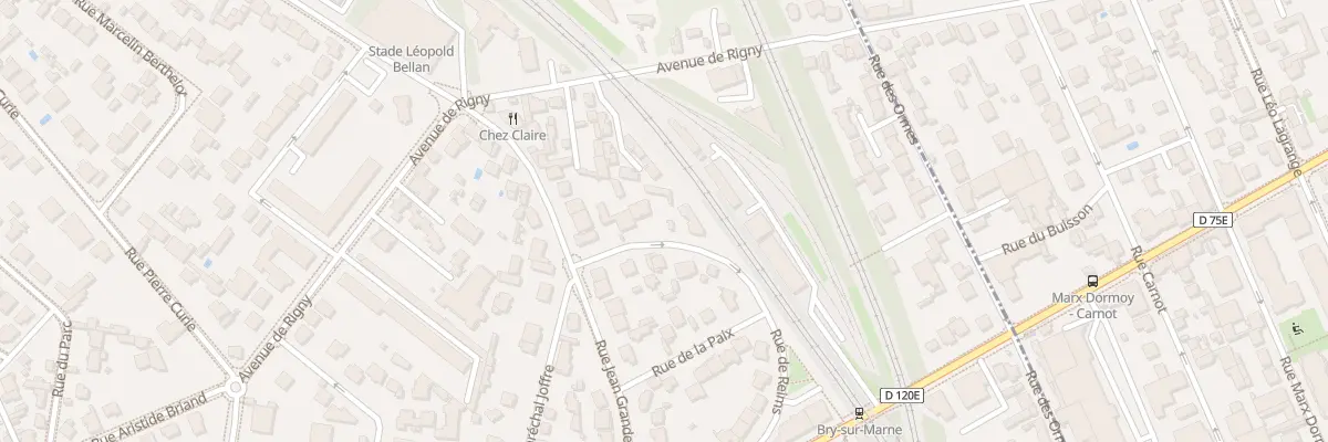 Plan du 23 Rue de Reims à Bry-sur-Marne