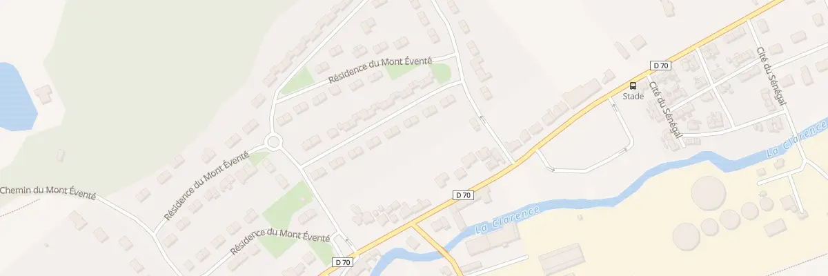 Plan du 58 Res du Mont Evente à Lapugnoy