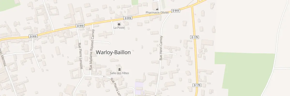 Plan du 9 Rue Henri Carnoy à Warloy-Baillon