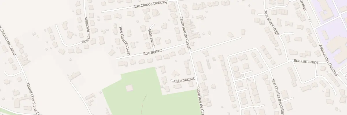 Plan du 3 Rue Berlioz à Hazebrouck