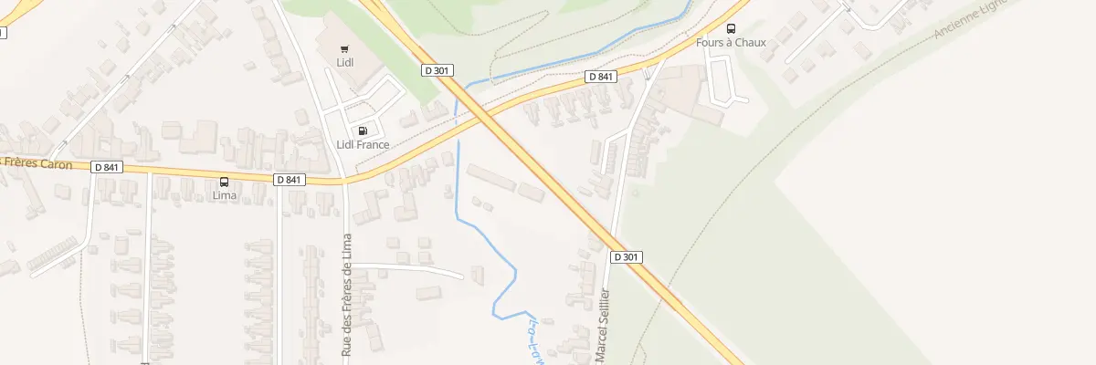 Plan du 6 Rue Marcel Seillier à Divion