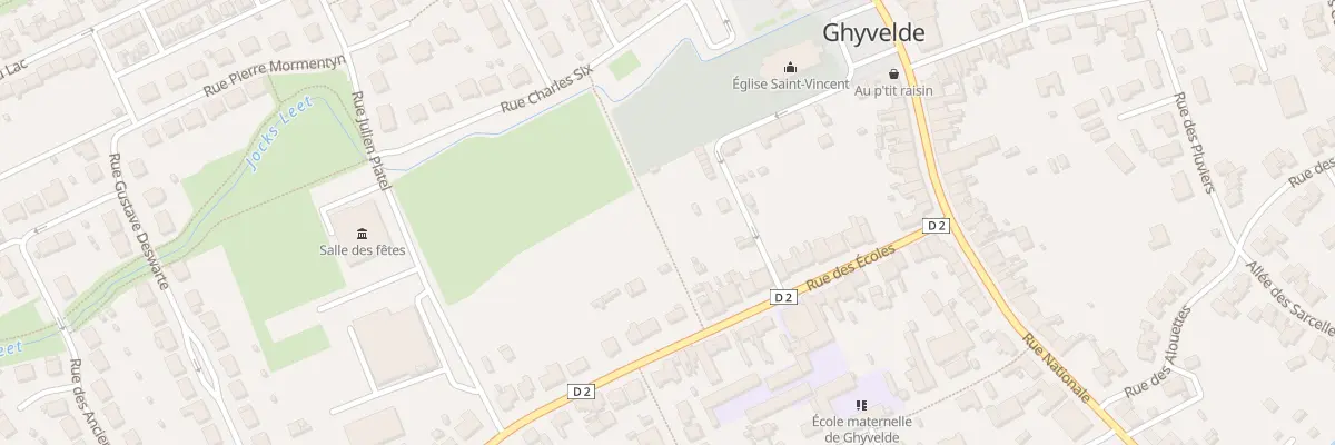 Plan du 22 Rue des Ecoles à Ghyvelde