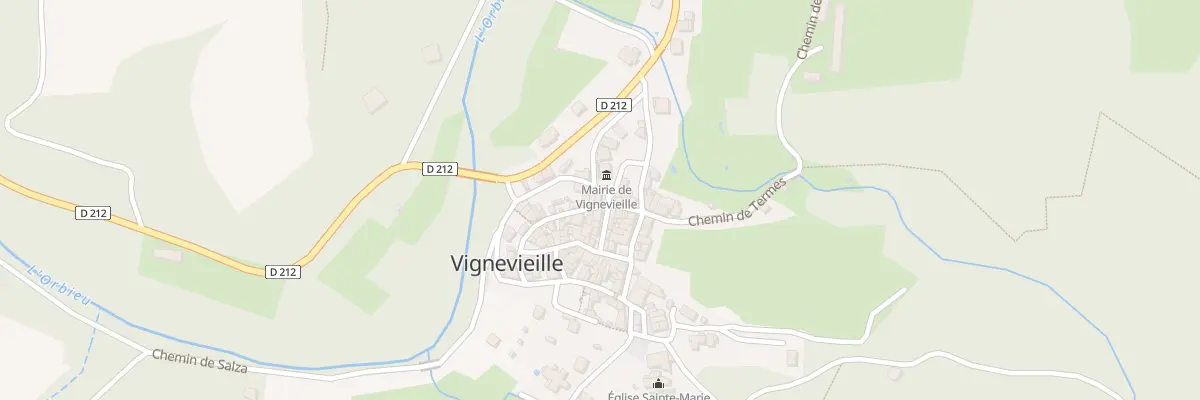 Plan du 5 Rue de la Mairie à Vignevieille