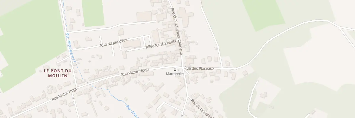 Plan du 1 Rue du Pr Calmette à Verneuil-en-Halatte
