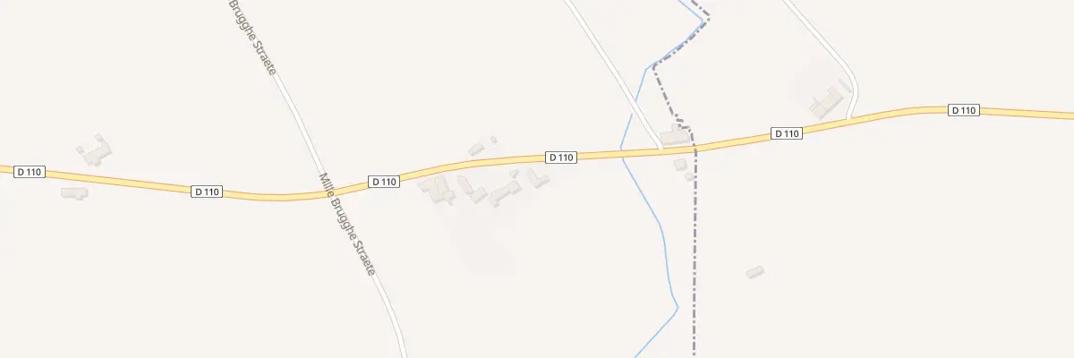 Plan du 3612 Rte d’Hondschoote Cd110 à Warhem