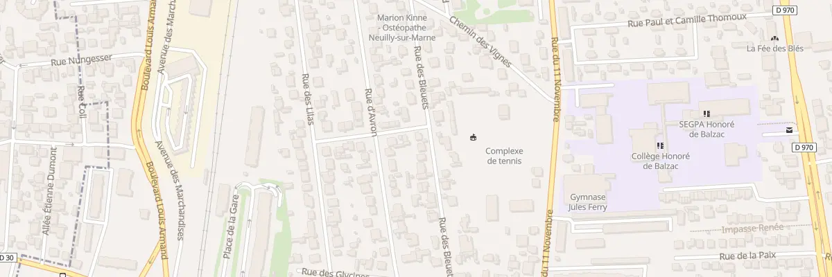Plan du 19 Rue des Bleuets à Neuilly-sur-Marne