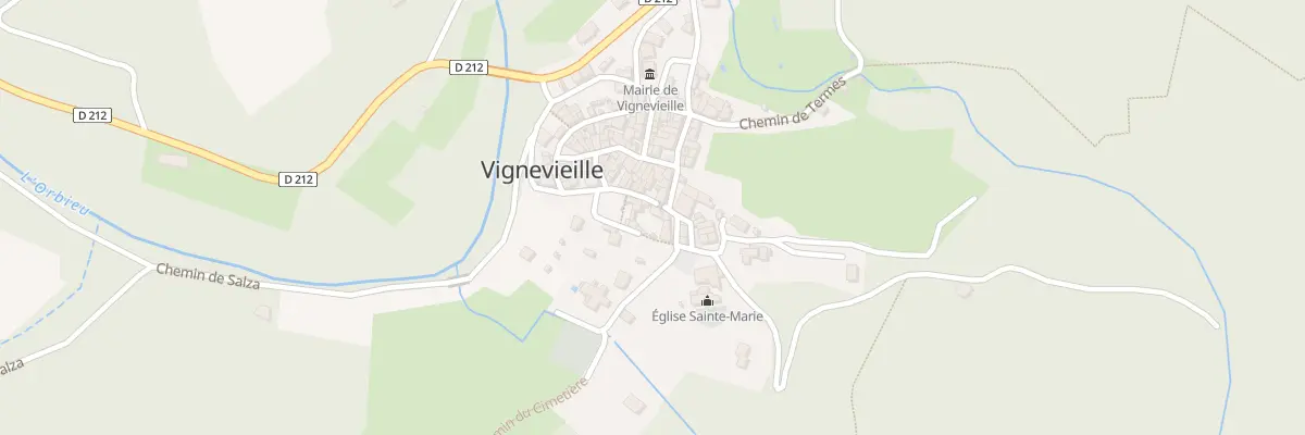 Plan du 1 Rue du Porche à Vignevieille