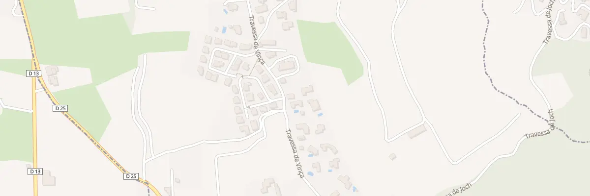 Plan du 13 Tra de Vinca à Joch