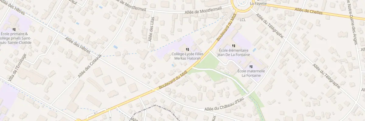 Plan du 63T Bd du Midi au Raincy