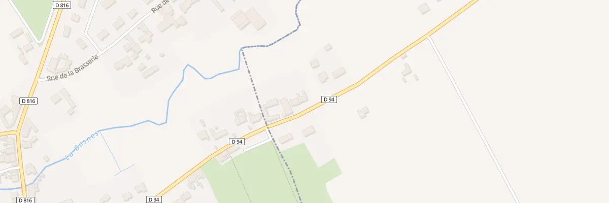 Plan du 2844 Rue de Lalleau à Robecq