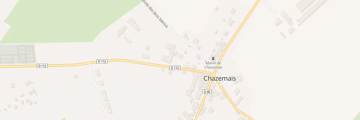 Plan du 6 Rte de St Desire à Chazemais