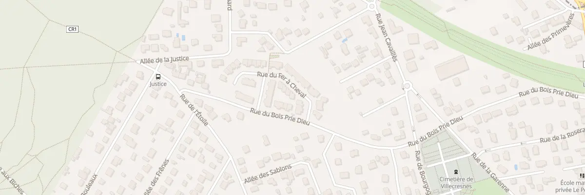 Plan du 7 Rue du Fer a Cheval à Villecresnes