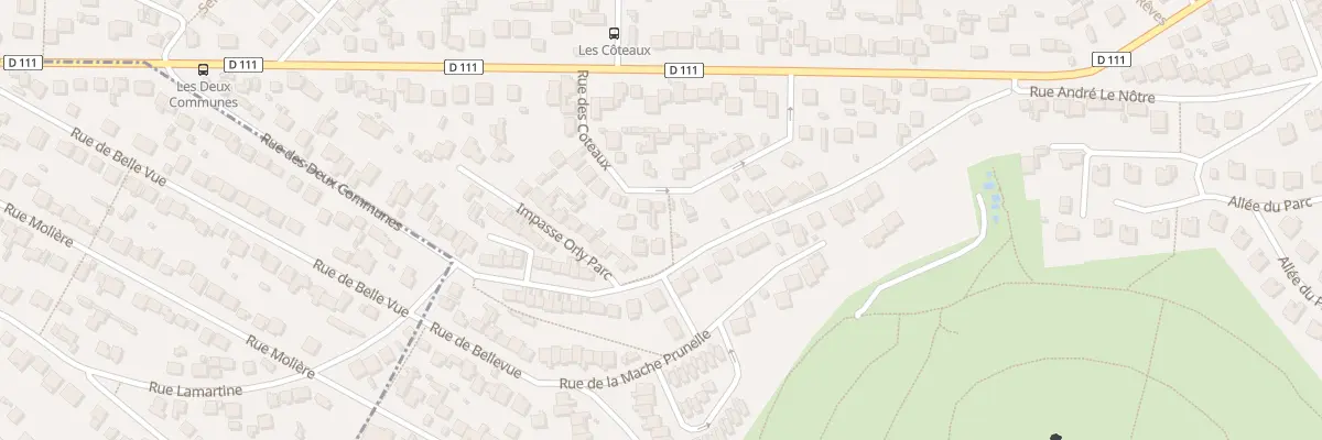 Plan du 18 Rue des Côteaux à Ormesson-sur-Marne