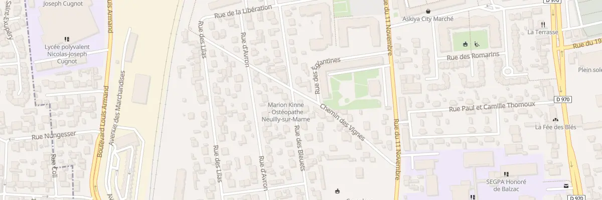 Plan du 36 Rue des Bleuets à Neuilly-sur-Marne