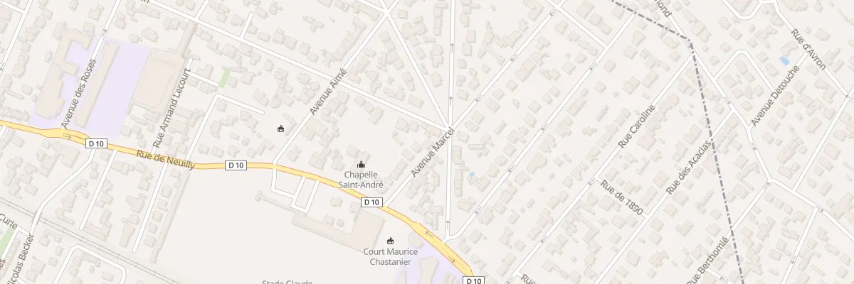 Plan du 38 Av Marcel à Villemomble