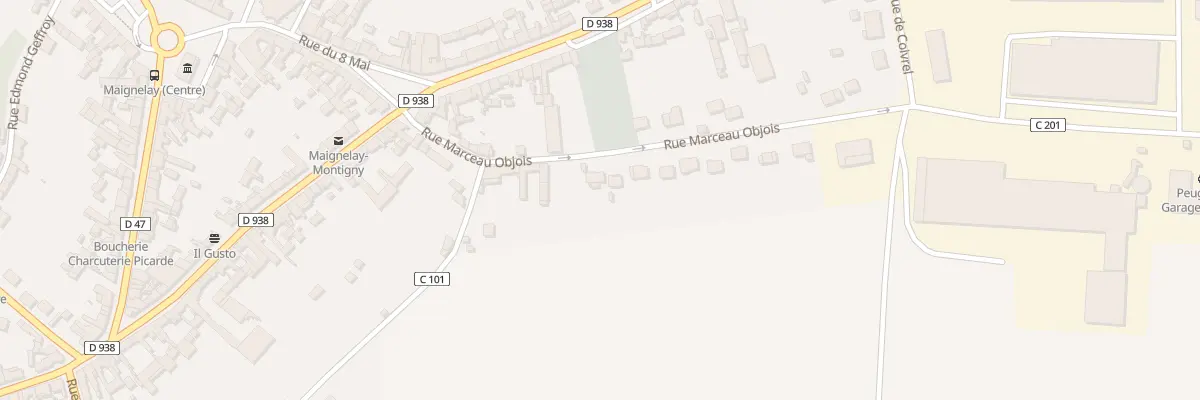 Plan du 12 Rue Marceau Objois à Maignelay-Montigny