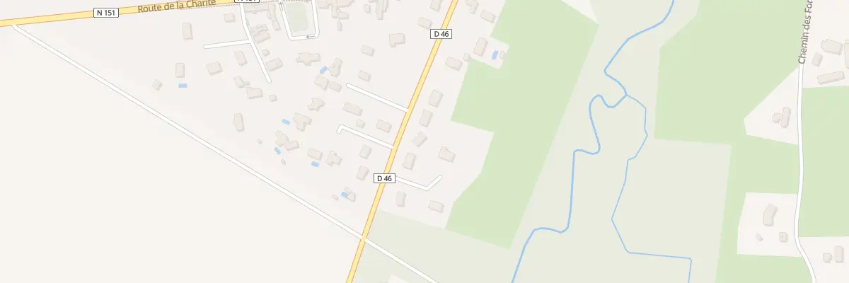 Plan du 14 Rue Etienne Fr. Salle de Chou à Moulins-sur-Yèvre
