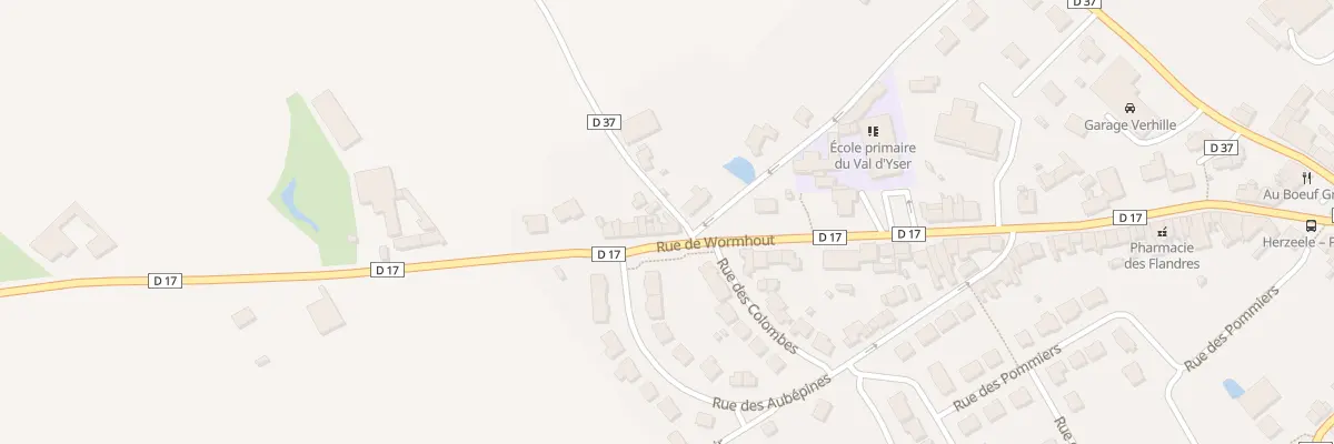Plan du 420 Rue de Wormhout à Herzeele