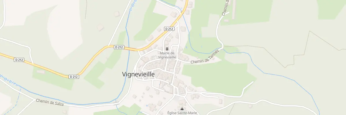 Plan du 3 Rue du Lavoir à Vignevieille