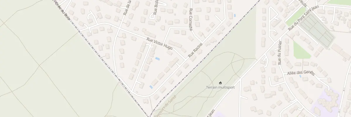 Plan du 16 Rue Racine à Orry-la-Ville