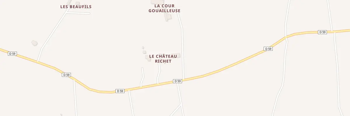 Plan du 103 Chateau Richet à Parassy