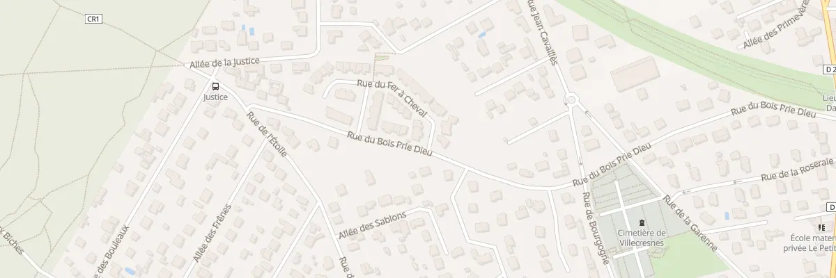 Plan du 1 Rue du Fer a Cheval à Villecresnes