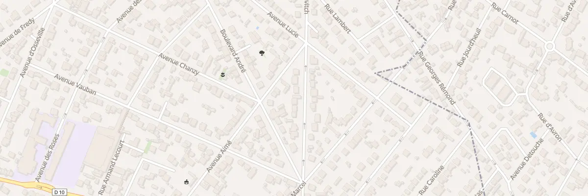 Plan du 30 Rue Simon Guitlevitch à Villemomble