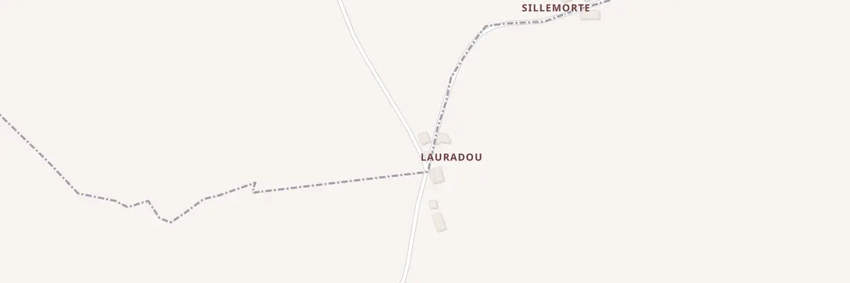 Plan du 1 Lauradou à Ladinhac