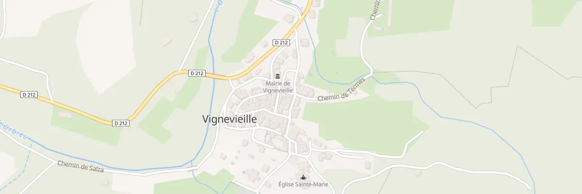 Plan du 15 Rue de la Poste à Vignevieille