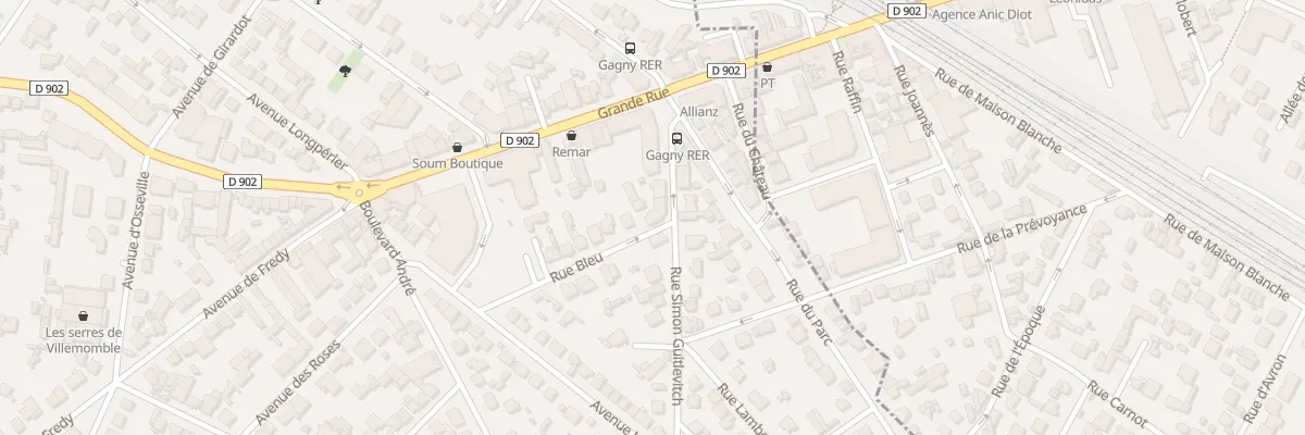 Plan du 6 Rue Simon Guitlevitch à Villemomble
