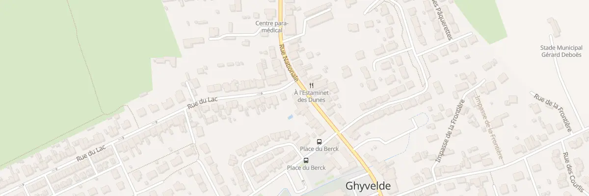 Plan du 92 Rue Nationale Ghyvelde à Ghyvelde
