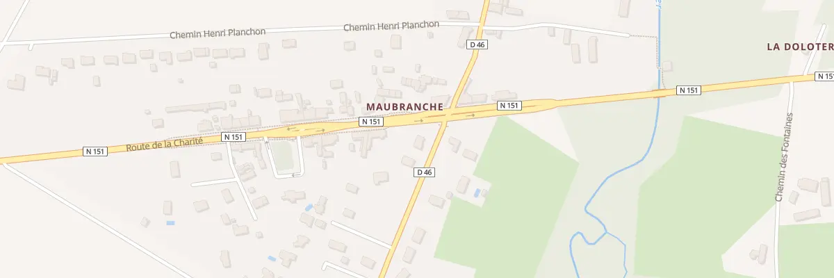 Plan du 1 Rue Etienne Fr. Salle de Chou à Moulins-sur-Yèvre