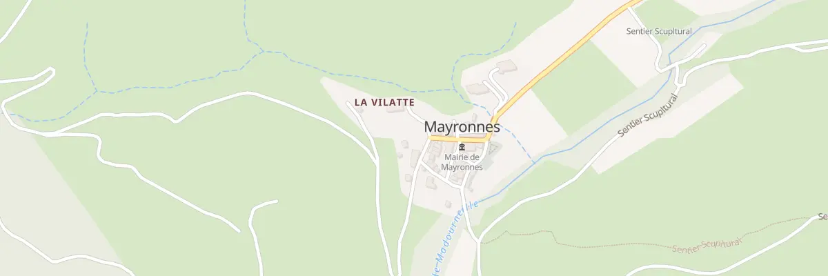 Plan du 11A Le Village à Mayronnes