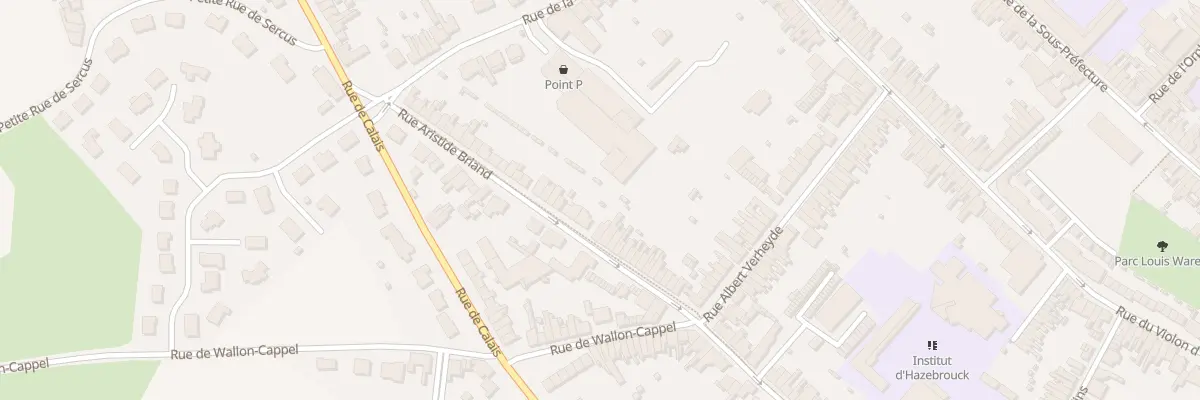 Plan du 148 Rue Aristide Briand à Hazebrouck