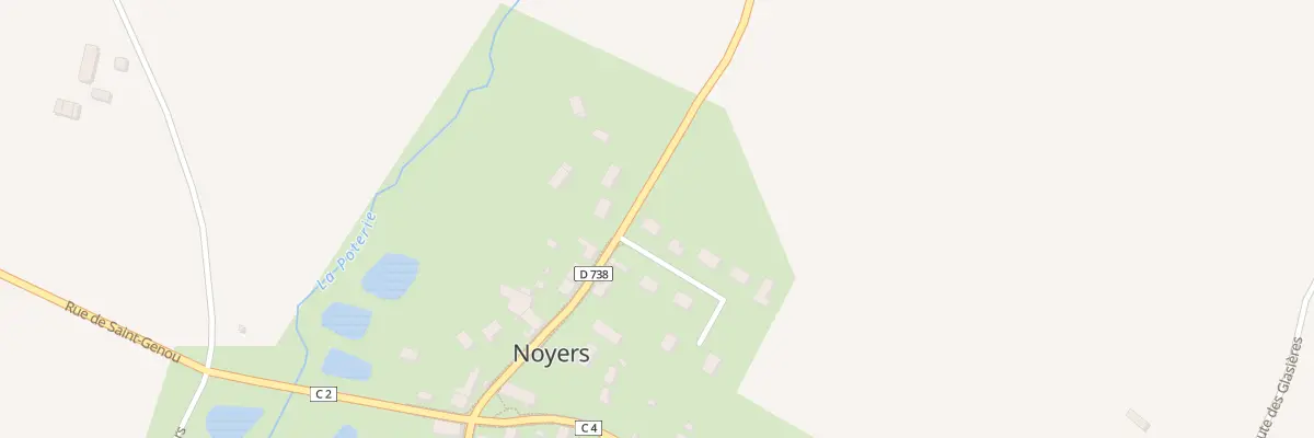 Plan du 1 Rue du Borneau à Noyers
